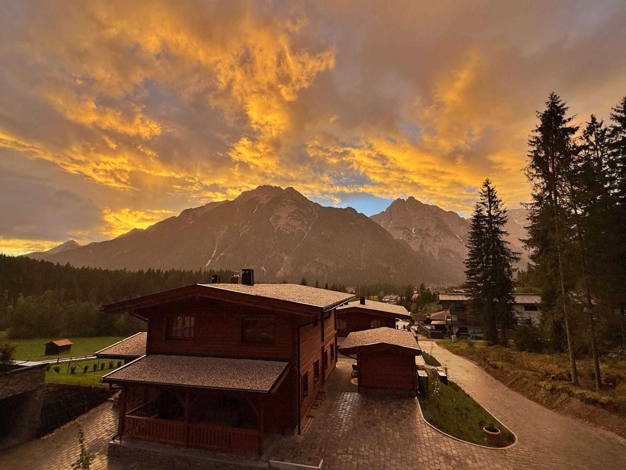 Sissi'S Green Chalets Leutasch Buitenkant foto